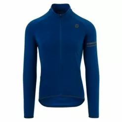 AGU Essential Thermo Langærmet Cykeltrøje Blå