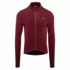 AGU Essential Thermo Længærmet Cykeltrøje Bordeaux Rød