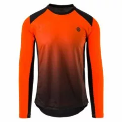AGU Langærmet MTB Jersey Sort/Orange
