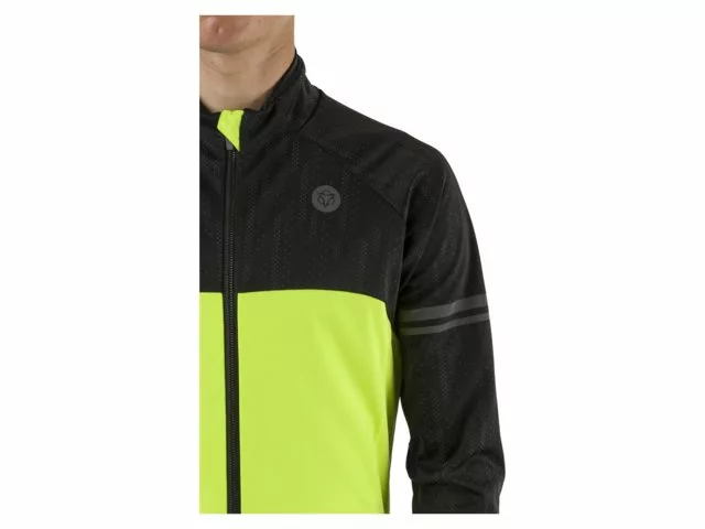 AGU Winter Hivis Jakke Sort/Gul Med Refleks - Billede 6
