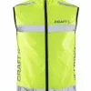 Craft Visibility Vest Fluorescerende 2 Craft Visibility Vest Fluorescerende -Cykelshorts Butik CraftVisabiltyvestFront110917
