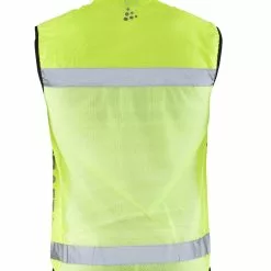 Craft Visibility Vest Fluorescerende 7 Craft Visibility Vest Fluorescerende -Cykelshorts Butik CraftVisabiltyvestFront110917 01