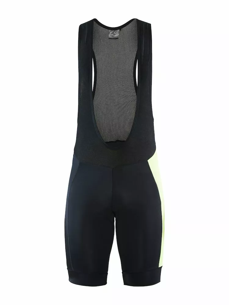 Craft Adopt Bib Shorts - Sort / Neon