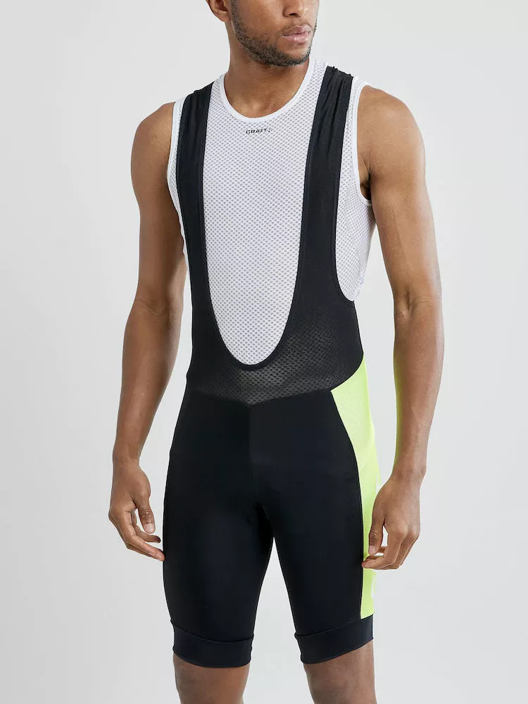 Craft Adopt Bib Shorts - Sort / Neon - Billede 2