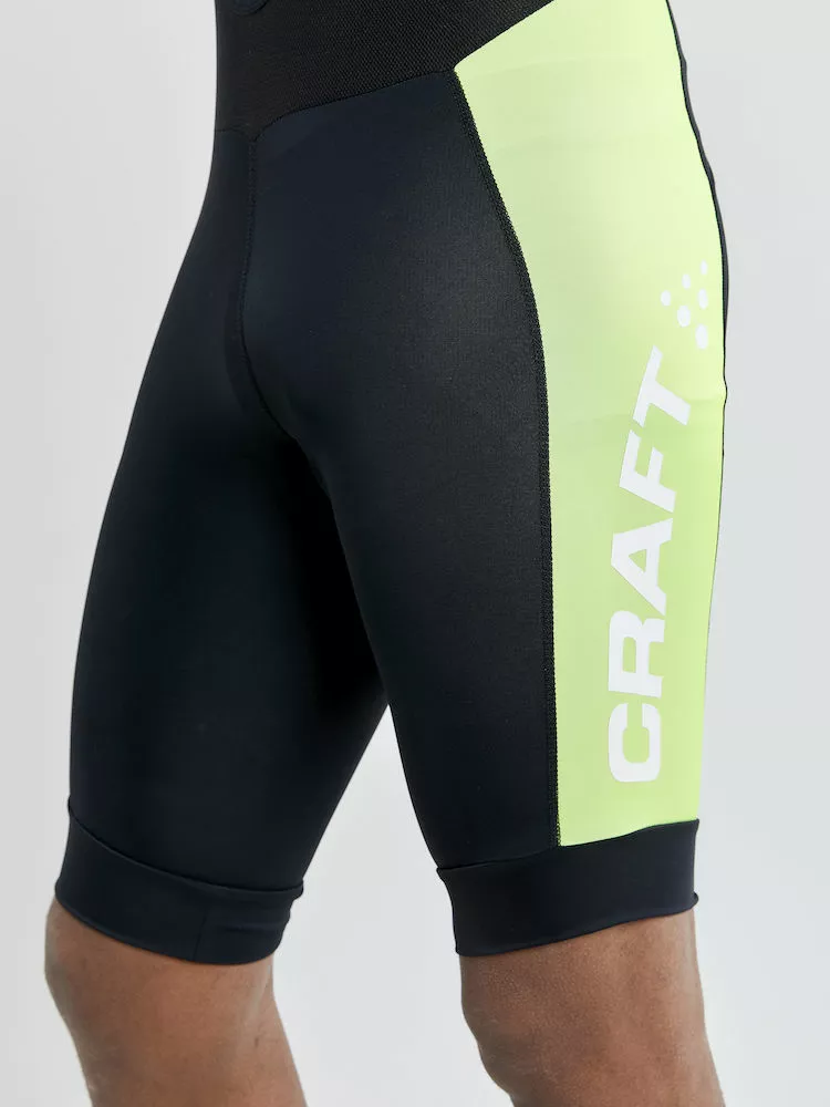 Craft Adopt Bib Shorts - Sort / Neon - Billede 4