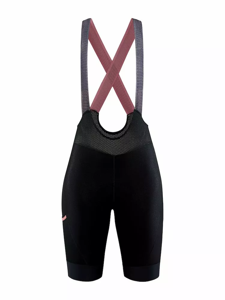 Craft Adv Offroad Bib Shorts Til Kvinder Sort/Coral 3 Craft Adv Offroad Bib Shorts Til Kvinder Sort/Coral