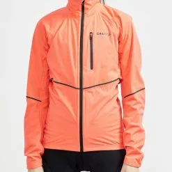 Craft Advanced Hydro Lumen Cykeljakke W Orange -Cykelshorts Butik Craft Advanced Hydro Lumen Cykeljakk 1632488204 01