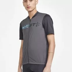 Craft Core Endur Logo Cykeltrøje Grå/Turkis -Cykelshorts Butik Craft Core Endur Logo Cykeltroeje Graa 1678968086 01