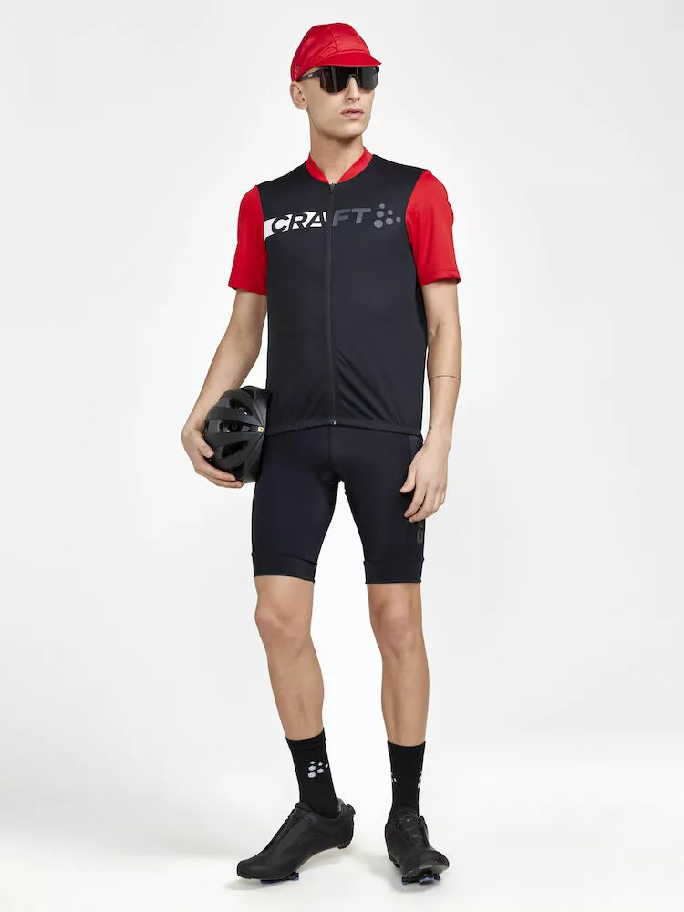 Craft Core Endur Logo Cykeltrøje Sort/Rød - Billede 5