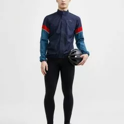 Craft Endur Hydro Vind Og Vandtæt Cykeljakke Sort / Rød / Blå -Cykelshorts Butik Craft Endur Hydro Vind og Vandtaet cy 1630927872 03
