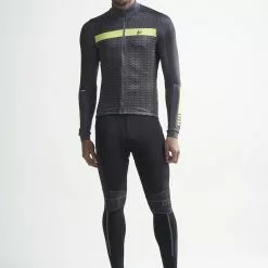 Craft Route Langærmet Cykeltrøje Grå/Gul 11 Craft Route Langærmet Cykeltrøje Grå/Gul -Cykelshorts Butik Craft Route Langaermet Cykeltroeje Graa 1567172419 03