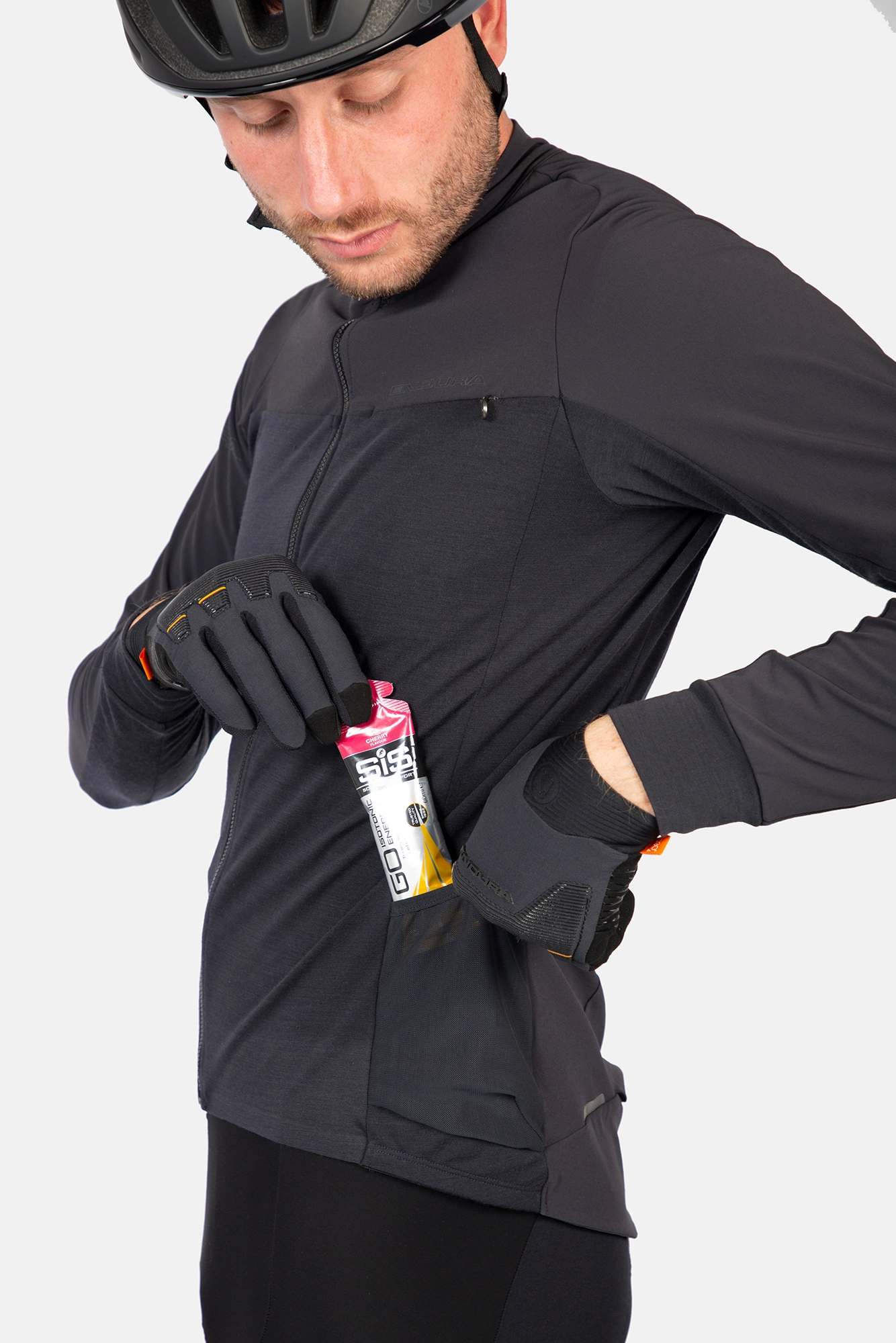 Endura GV500 Merino Jersey Sort 6 Endura GV500 Merino Jersey Sort - Billede 4