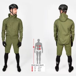 Endura GV500 Vandtæt Jakke Oliven Grøn -Cykelshorts Butik Endura GV500 Vandtaet Jakke Oliven Gr 1635857638 03