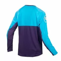 Endura MT500 Burner Trøje Blå -Cykelshorts Butik Endura MT500 Burner Troeje Blaa 1614074470 01
