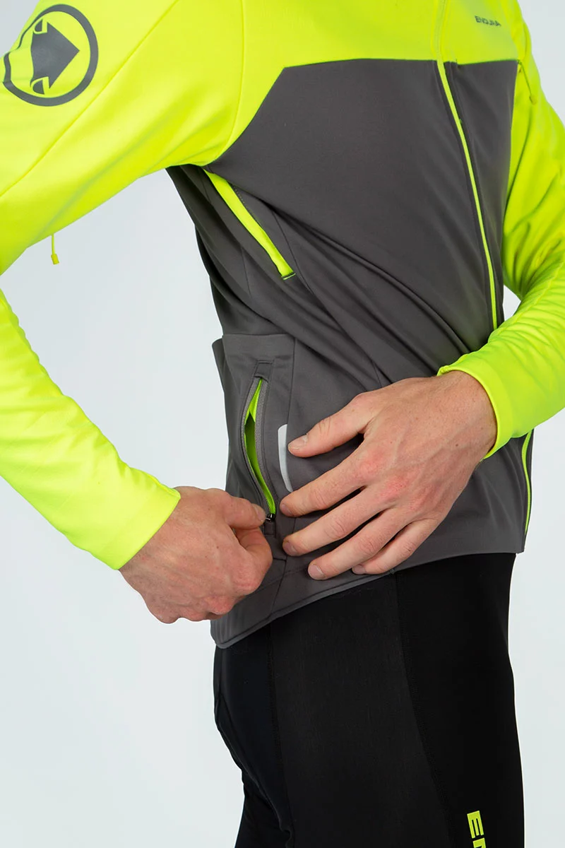 Endura Windchill Jakke II Sort/Gul Hi-Viz 7 Endura Windchill Jakke II Sort/Gul Hi-Viz - Billede 5