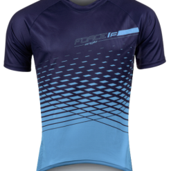 Force Angle MTB Kortærmet Cykeltrøje Mørkeblå/Blå