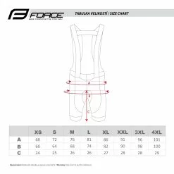 Force Fashion Bibshorts Med Indlæg Sort/Gul -Cykelshorts Butik Force Fashion Bibshorts med indlaegSo 1566215563 02