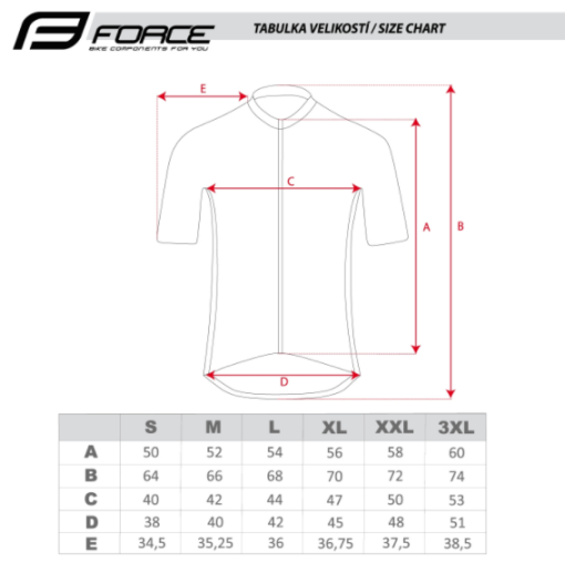 Force Gem Cykeltrøje Blå -Cykelshorts Butik Force Gem Cykeltroeje Blaa 1615988092 02