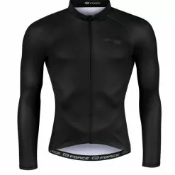 Force Pure Langærmet Cykeltrøje Sort