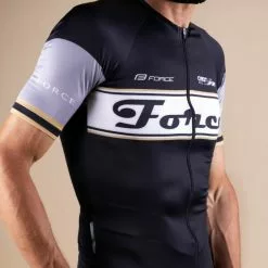 Force Retro Jersey Sort / Guld 9 Force Retro Jersey Sort / Guld -Cykelshorts Butik Force Retro Jersey Sort Guld 1649325064 02