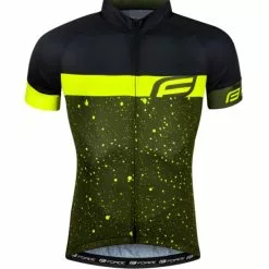 Force Spray Cykeltrøje Sort / Fluo