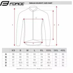 Force Spray Langærmet Cykeltrøje Sort / Hvid -Cykelshorts Butik Force Spray Langaermet Cykeltroeje Sor 1638194226 02