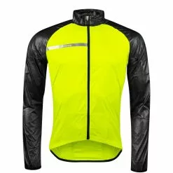 Force Windpro Vindtæt Jakke Sort/Fluo