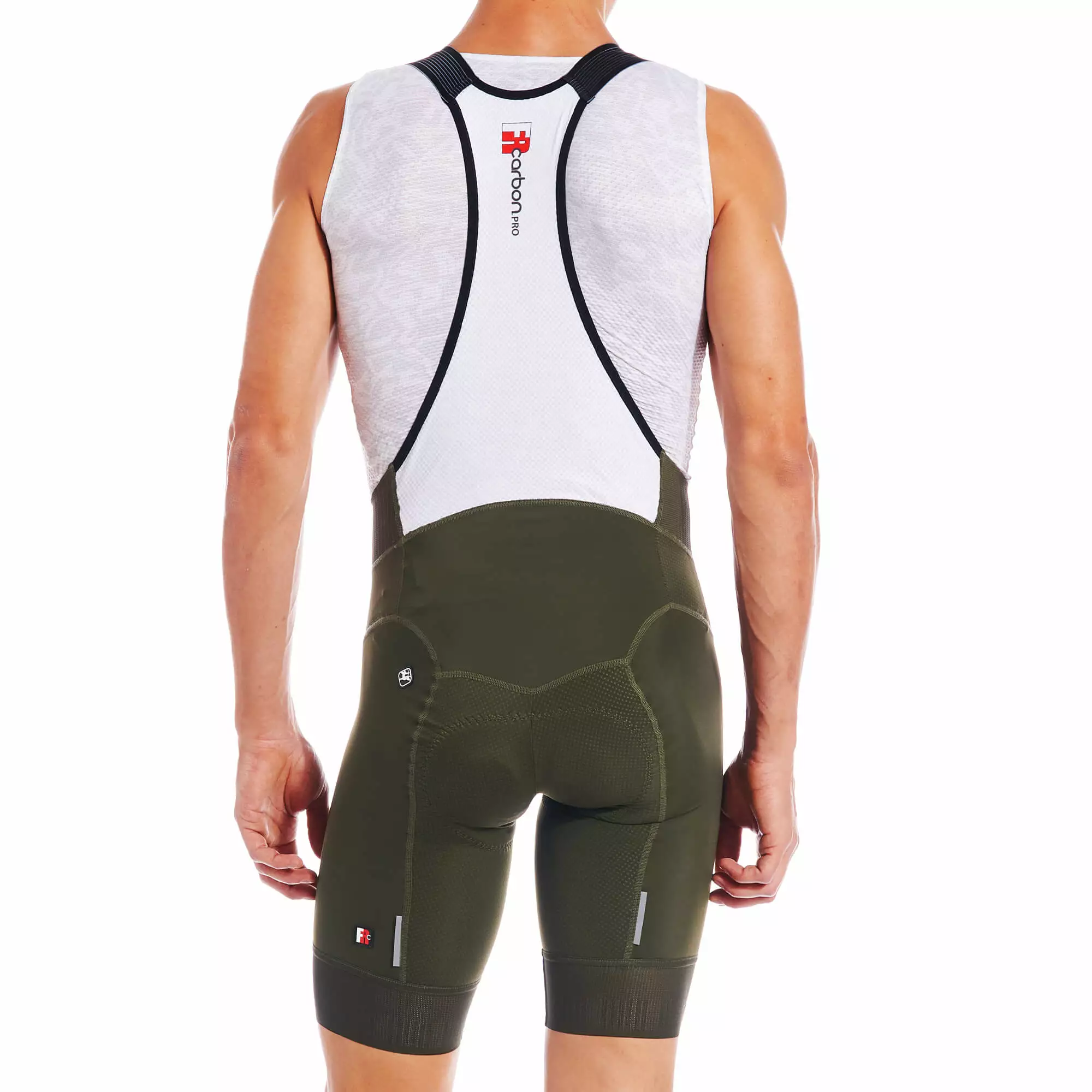 Giordana FRC Pro Bibshorts Med Indlæg Oliven Grøn 4 Giordana FRC Pro Bibshorts Med Indlæg Oliven Grøn - Billede 2