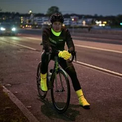 GripGrab CyclinGaitor Regnvejrs Ankle Cuff Hi-Vis -Cykelshorts Butik GripGrab CyclinGaitor Hi Vis 1635165866 04