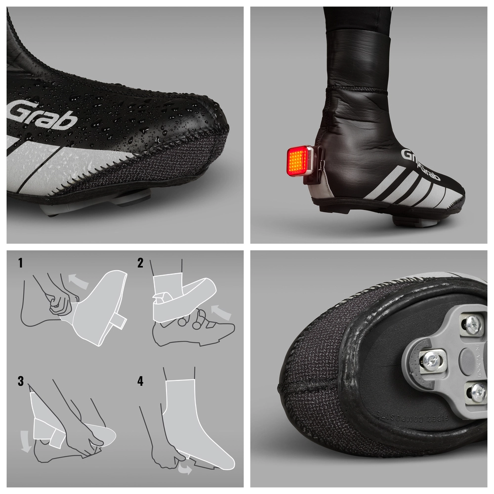 GripGrab RaceThermo Skoovertræk Sort 5 GripGrab RaceThermo Skoovertræk Sort - Billede 3