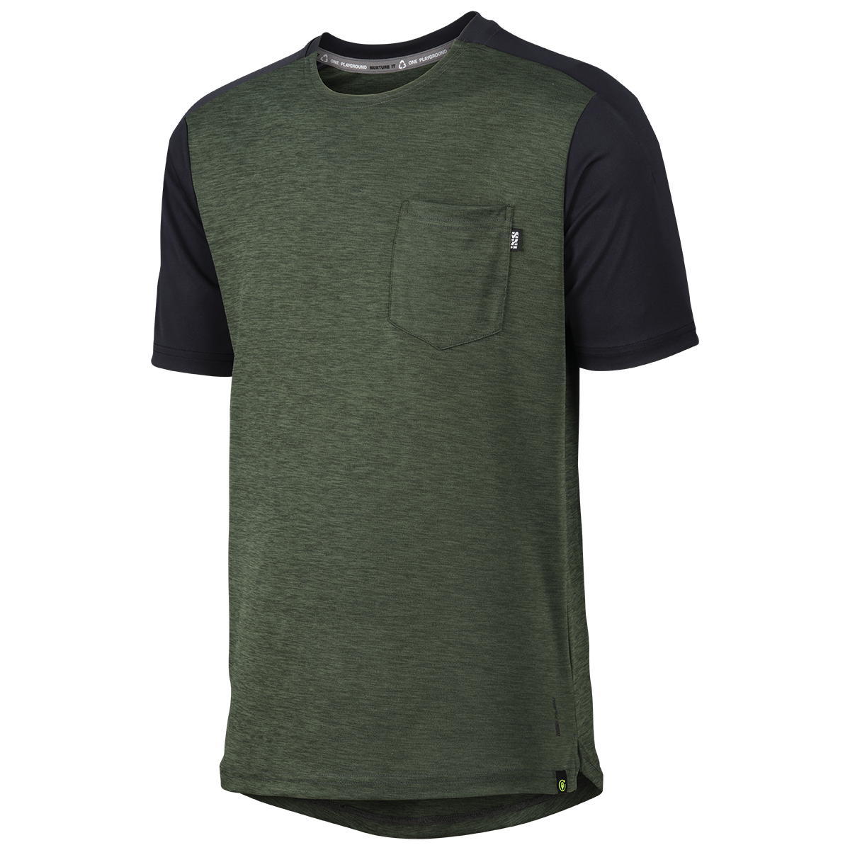 IXS Flow+ Jersey Olivengrøn/Sort 3 IXS Flow+ Jersey Olivengrøn/Sort