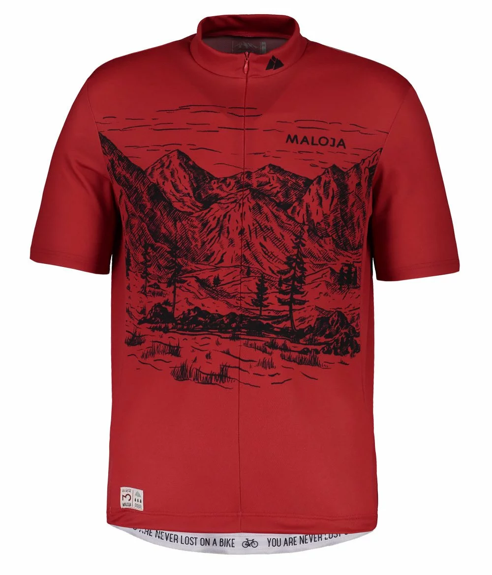 Maloja SerlasM Kortærmet Jersey Rød 3 Maloja SerlasM Kortærmet Jersey Rød