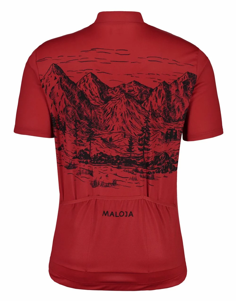 Maloja SerlasM Kortærmet Jersey Rød 4 Maloja SerlasM Kortærmet Jersey Rød - Billede 2