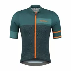 Rogelli Block Cykeljersey - Grøn/Orange