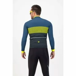 Rogelli Boost Cykeltrøje, Lange Ærmer, Gul/Blå 7 Rogelli Boost Cykeltrøje, Lange Ærmer, Gul/Blå -Cykelshorts Butik Rogelli Boost Cykeltroeje Lange AErme 1649338694 02