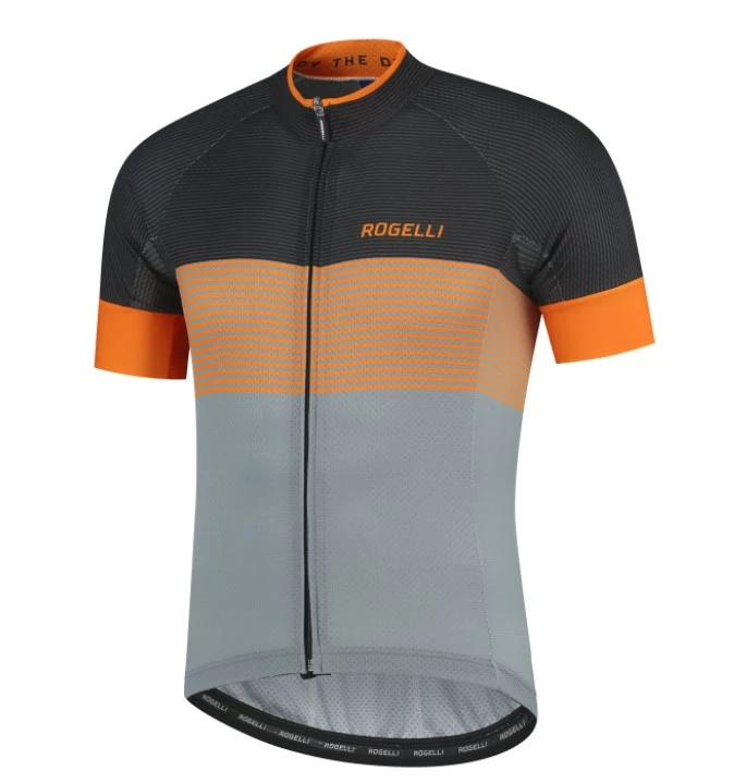 Rogelli Boost Jersey Grå/Sort/Orange 3 Rogelli Boost Jersey Grå/Sort/Orange