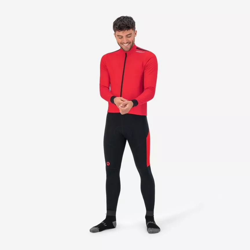 Rogelli Core Langeærmet Cykeltrøje Rød 5 Rogelli Core Langeærmet Cykeltrøje Rød - Billede 3