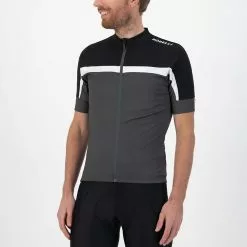Rogelli Course Kortærmet Jersey - Sort/Hvid/Grå -Cykelshorts Butik Rogelli Course Kortaermet Jersey So 1653565016 03