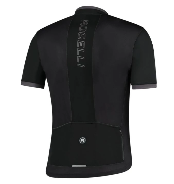 Rogelli Essential Kortærmet Jersey - Sort 4 Rogelli Essential Kortærmet Jersey - Sort - Billede 2
