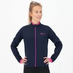 Rogelli Essential Vinterjakke Til Kvinder - Blå/Pink -Cykelshorts Butik Rogelli Essential Vinterjakke til Kv 1631698387 02