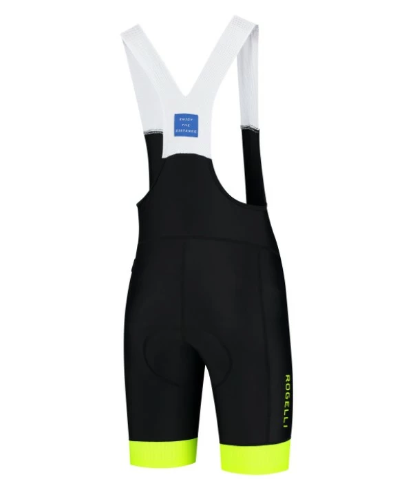 Rogelli Flex Bib Shorts Med Indlæg - Sort/Neon 4 Rogelli Flex Bib Shorts Med Indlæg - Sort/Neon - Billede 2