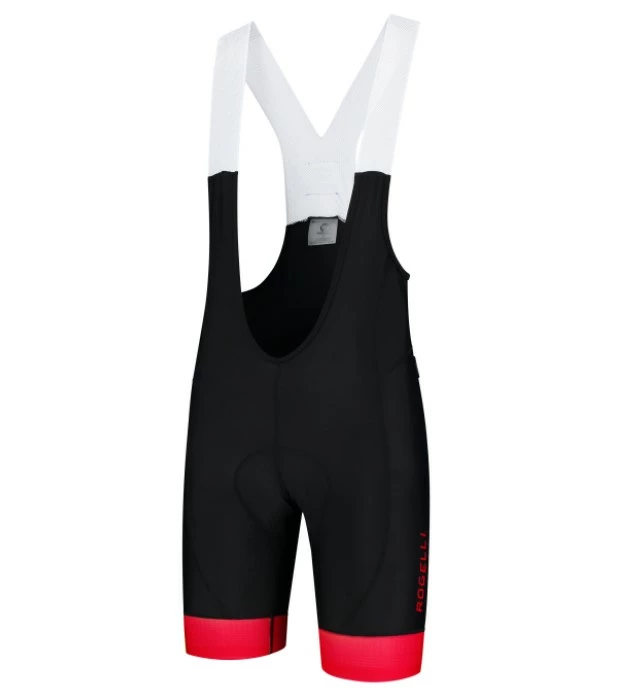 Rogelli Flex Bib Shorts Med Indlæg - Sort/Rød 3 Rogelli Flex Bib Shorts Med Indlæg - Sort/Rød