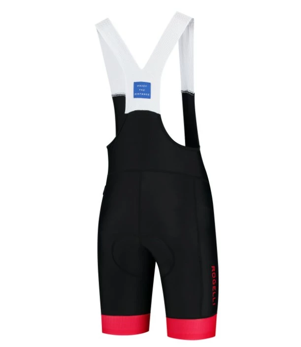 Rogelli Flex Bib Shorts Med Indlæg - Sort/Rød 4 Rogelli Flex Bib Shorts Med Indlæg - Sort/Rød - Billede 2