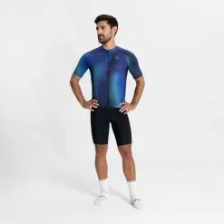 Rogelli Halo Cykeltrøje Blå 11 Rogelli Halo Cykeltrøje Blå -Cykelshorts Butik Rogelli Halo Cykeltroeje Blaa 1678447362 02