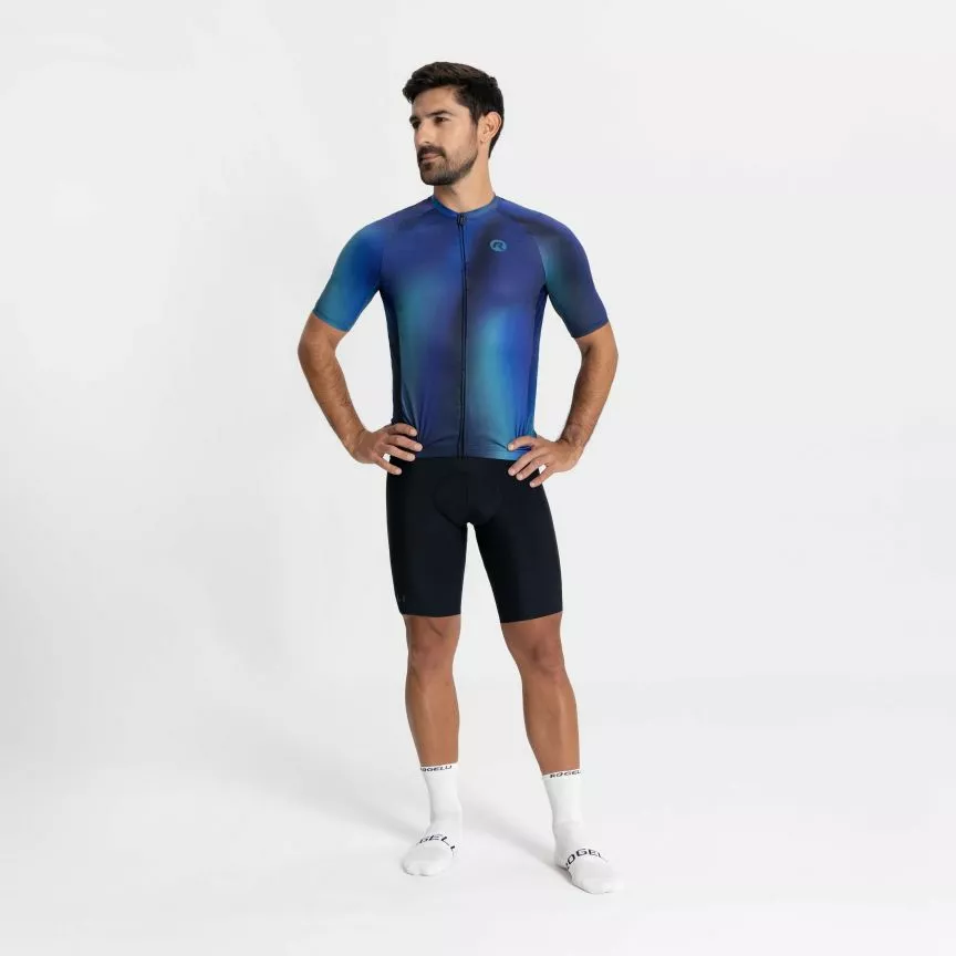 Rogelli Halo Cykeltrøje Blå 5 Rogelli Halo Cykeltrøje Blå - Billede 3