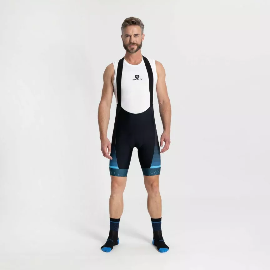 Rogelli Hero 2 Bibshorts Sort/Blå - Billede 3