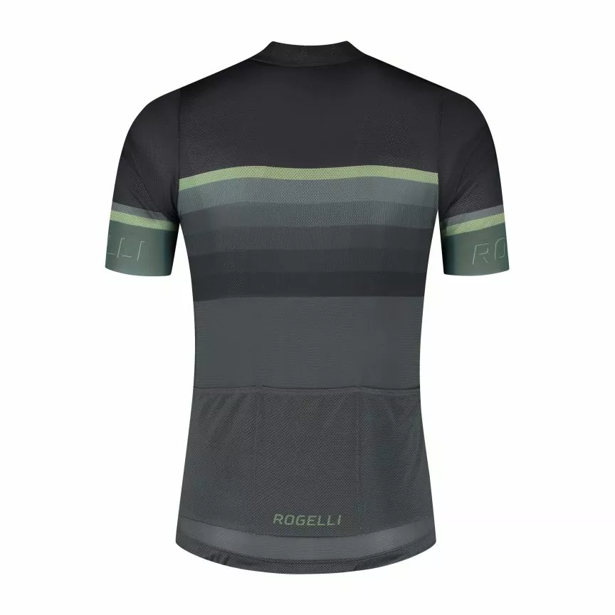 Rogelli Hero 2 Cykeltrøje Sort/Grøn 4 Rogelli Hero 2 Cykeltrøje Sort/Grøn - Billede 2