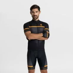 Rogelli Hero 2 Cykeltrøje Sort/Orange -Cykelshorts Butik Rogelli Hero 2 Cykeltroeje SortOrang 1678449484 03