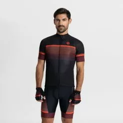 Rogelli Hero 2 Cykeltrøje Sort/Rød -Cykelshorts Butik Rogelli Hero 2 Cykeltroeje SortRoed 1678449948 03