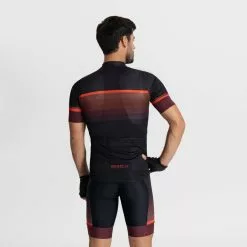 Rogelli Hero 2 Cykeltrøje Sort/Rød -Cykelshorts Butik Rogelli Hero 2 Cykeltroeje SortRoed 1678449948 04